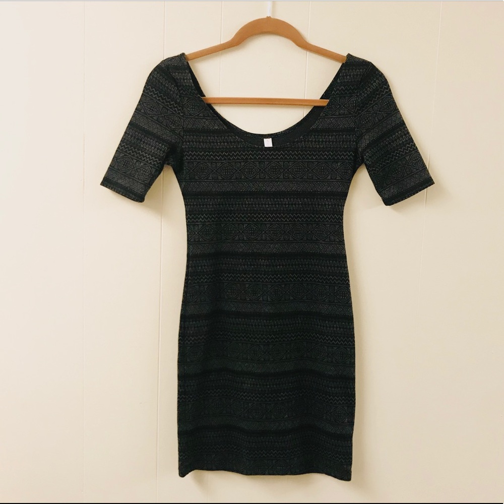 Half Sleeve Sweater Dress